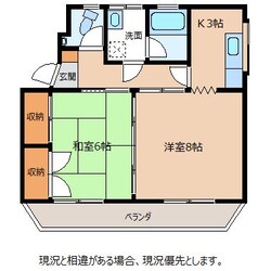 ハイツミヤザワの物件間取画像